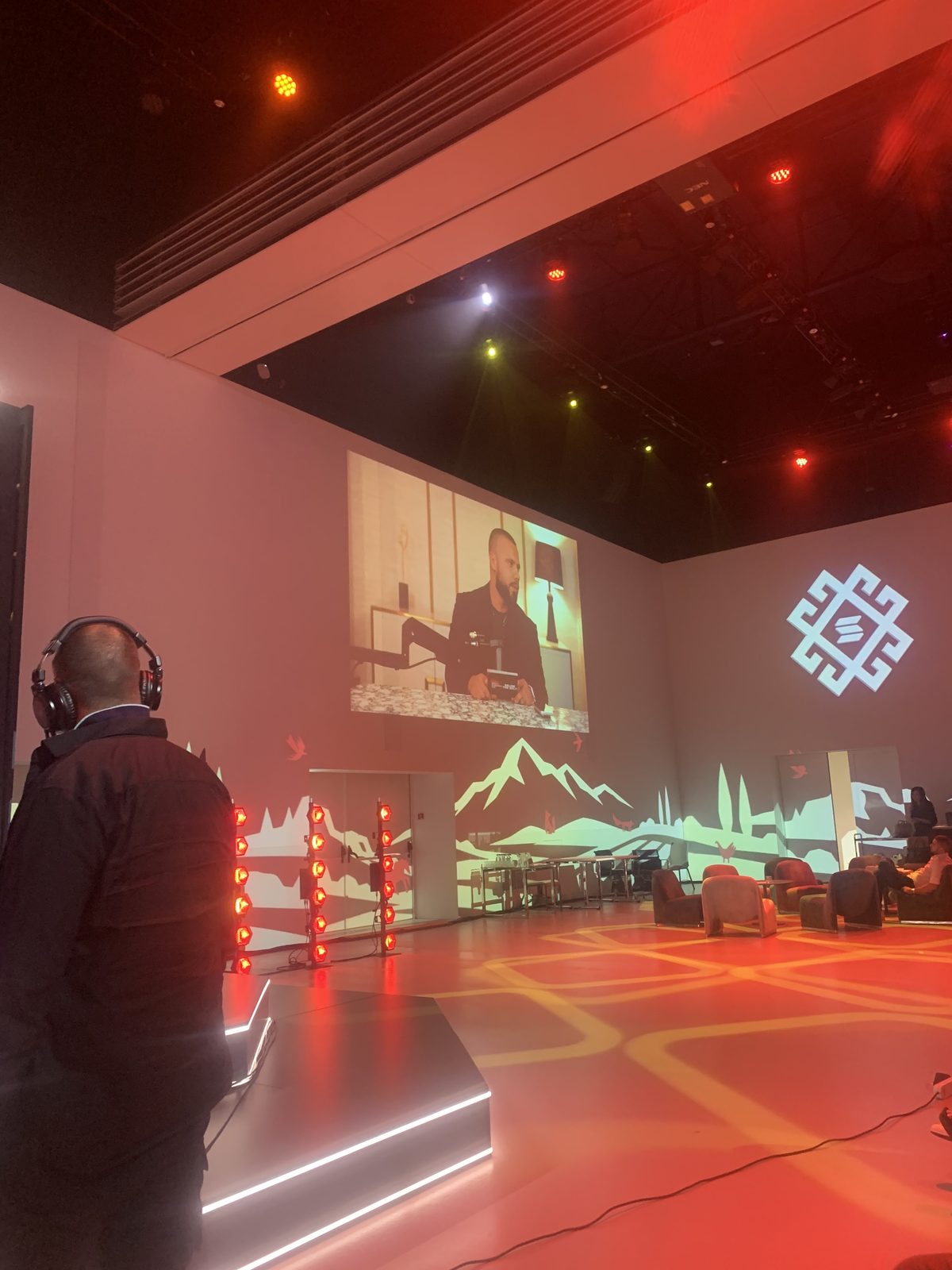 A Solana ecosystem call being recorded on location at Solana Summit Serbia